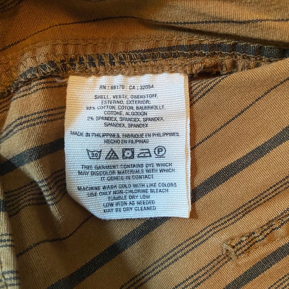 Anthropologie Hei Hei The Wanderer Striped Cargo Utility Pants Size 32 - Picture 14 of 14